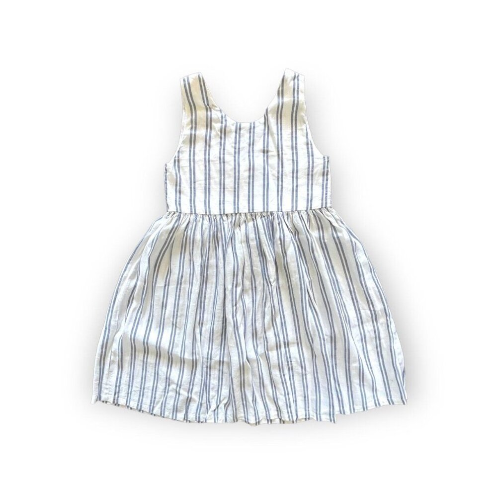 Peyper Kids Striped Scoop Back Dress